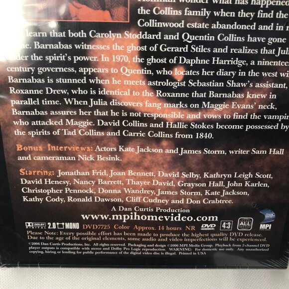 Dark Shadows DVD Collection 22, 40 Episodes With Postcard New In Package - Picture 5 of 7
